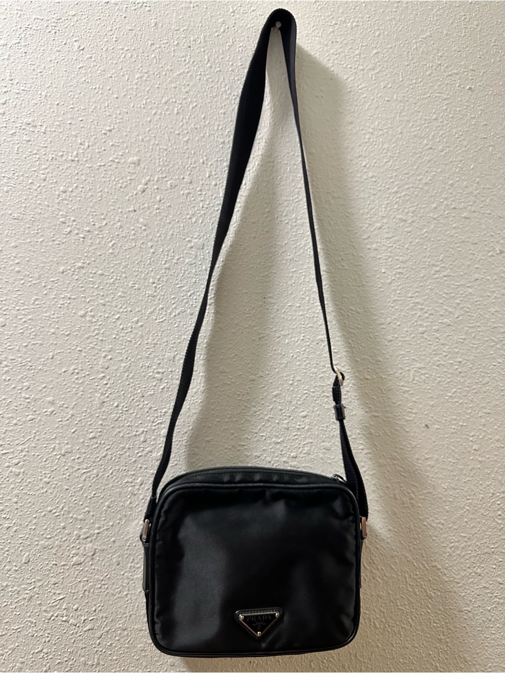 Prada Black Nylon Messenger Crossbody Bag - Picture 5 of 7